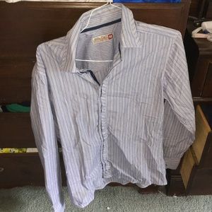 Men's 90s Style Dress Shirt